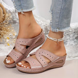 Damen Lässiges Slip-on Sommer Sandalen