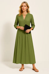 Damen Elegantes Business Maxikleid