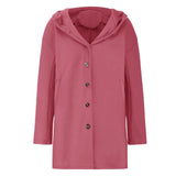 Damen Klassische Jacke mit Kapuze