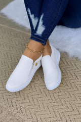 Damen Elegante Sneakers mit Reißverschluss