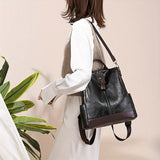 Damen Vintage Mini-Rucksack