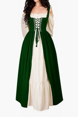 Damen Mittelalterliches Schnürkleid Kostüm