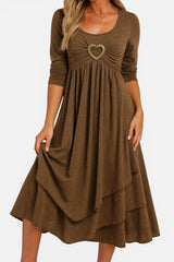 Damen Lässiges langes Sommerkleid