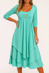 Damen Lässiges langes Sommerkleid