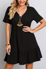 Damen Trendiges lässiges Sommer-Midikleid