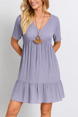 Damen Trendiges lässiges Sommer-Midikleid