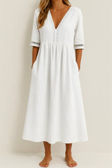 Damen Boho Sommerkleid