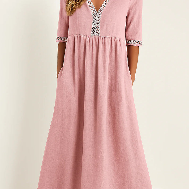 Damen Boho Sommerkleid