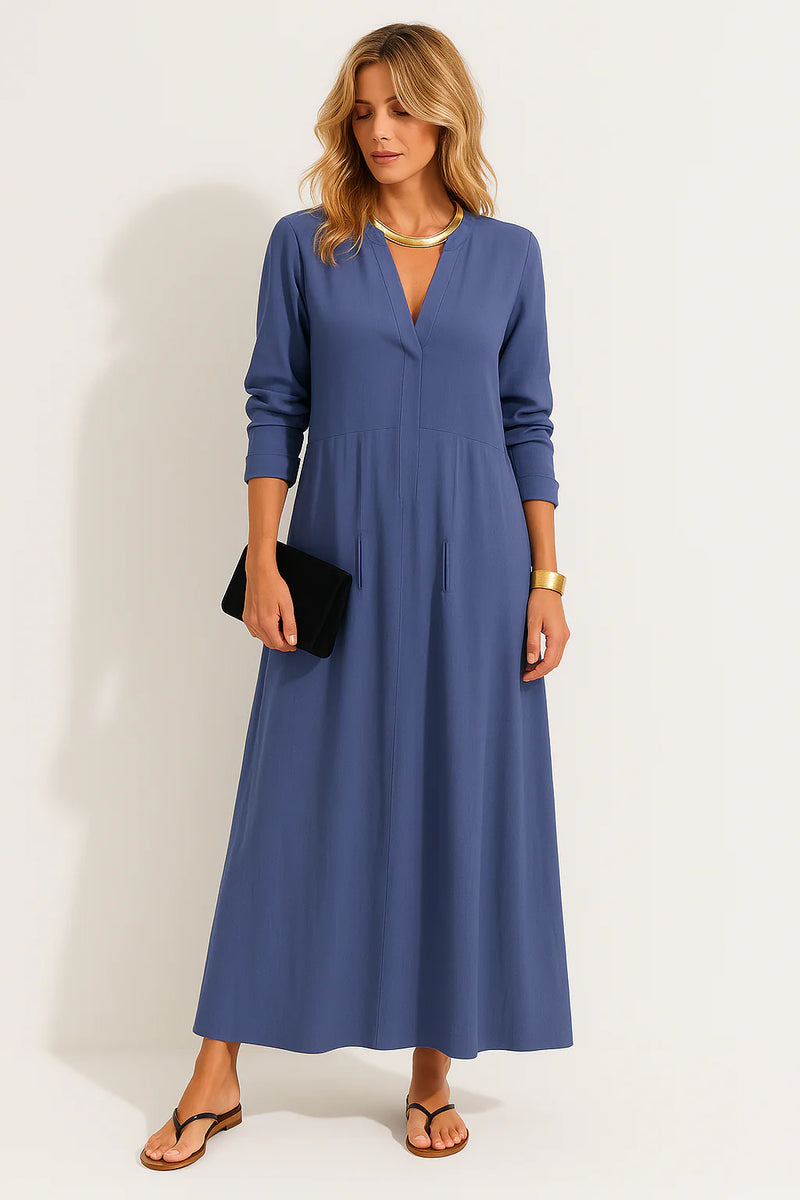 Damen Elegantes Business Maxikleid