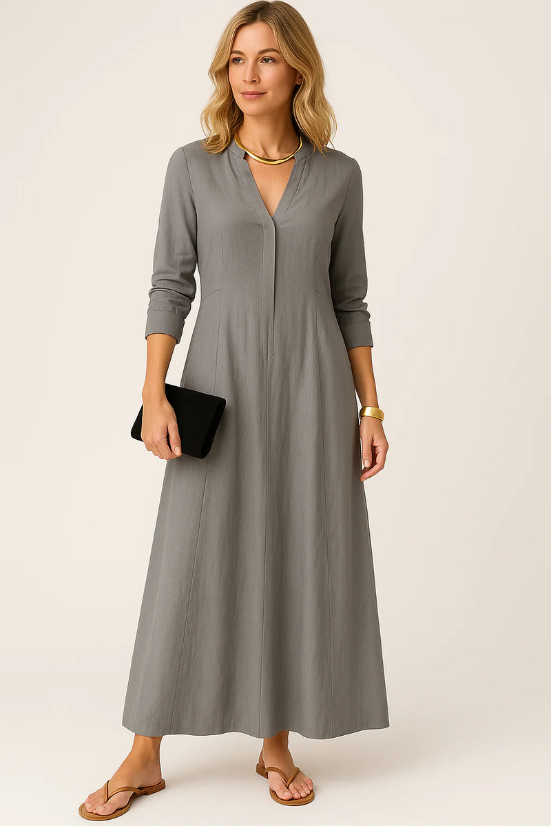 Damen Elegantes Business Maxikleid