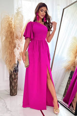 Damen Elegantes One-Shoulder Maxikleid