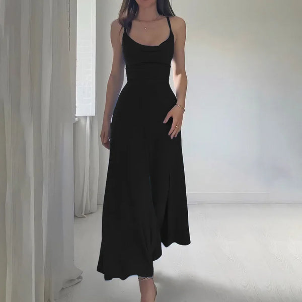 Damen Klassisches Sommer-Maxi-Kleid