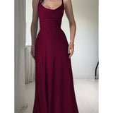 Damen Klassisches Sommer-Maxi-Kleid
