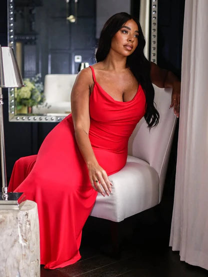 Damen Klassisches Sommer-Maxi-Kleid