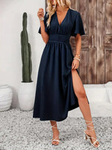 Damen Modernes minimalistisches Sommerkleid