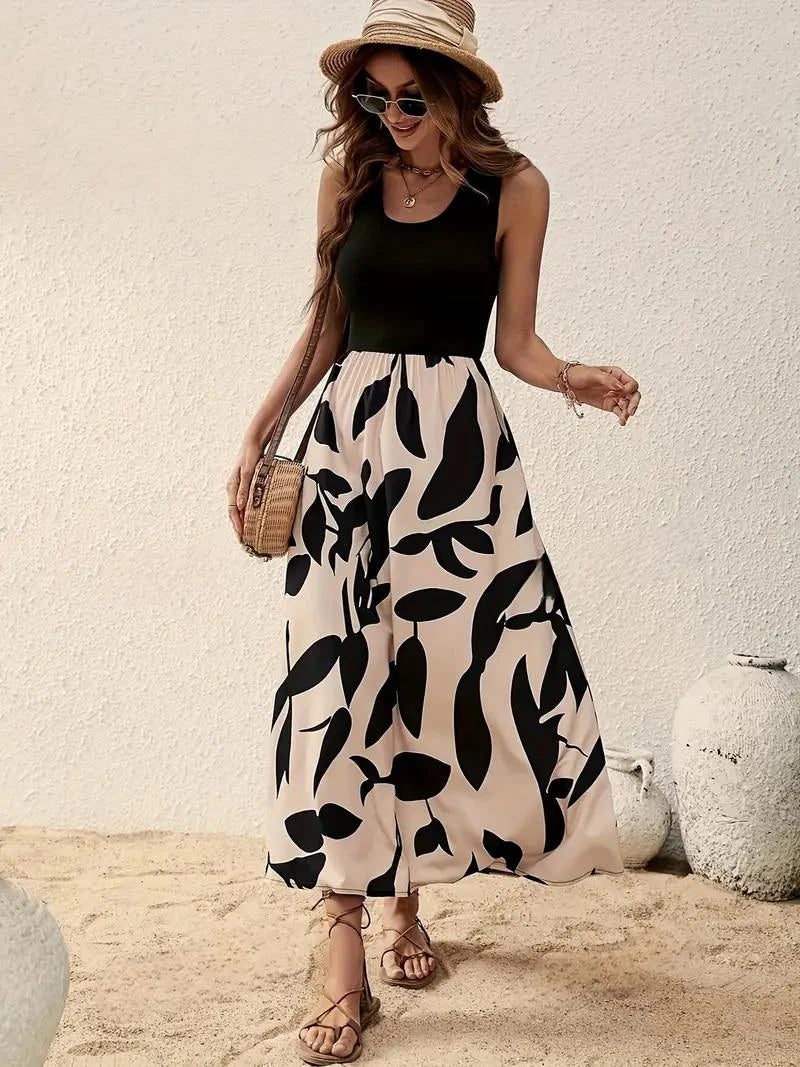 Damen Trendiges modernes Sommerkleid