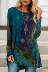 Damen modische Sommerbluse im Boho-Stil