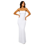 Damen lässiges Spaghettiträgerkleid