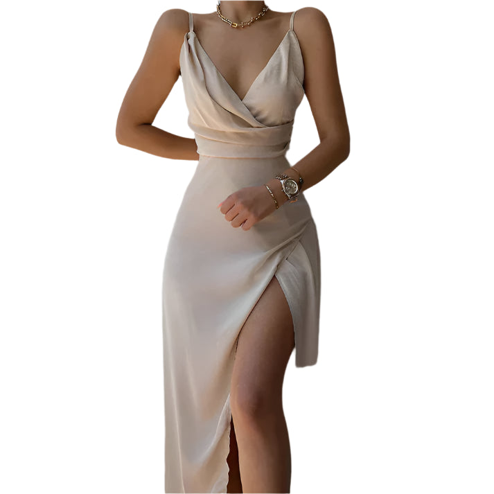 Elegantes Abendkleid mit Beinschlitz