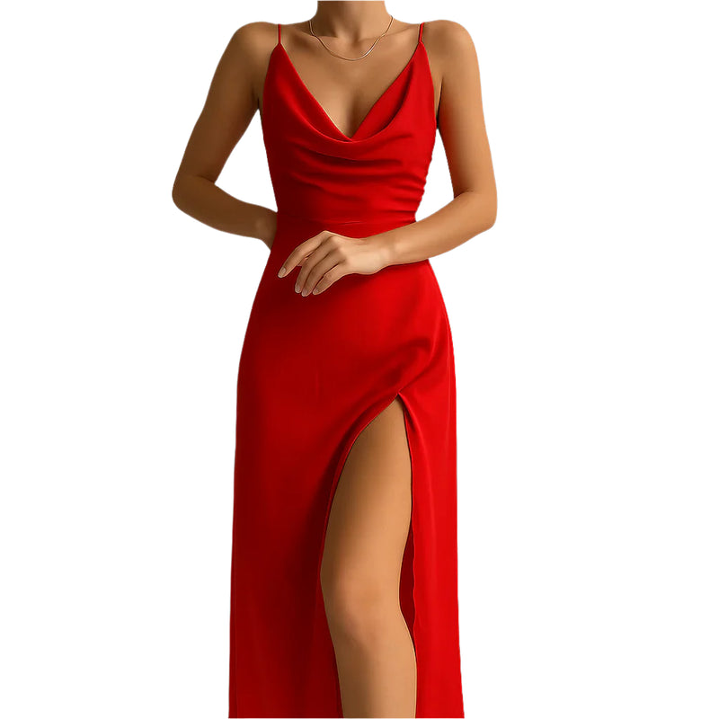 Elegantes Abendkleid mit Beinschlitz