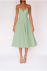 Damen Romantisches A-Linien Cocktailkleid