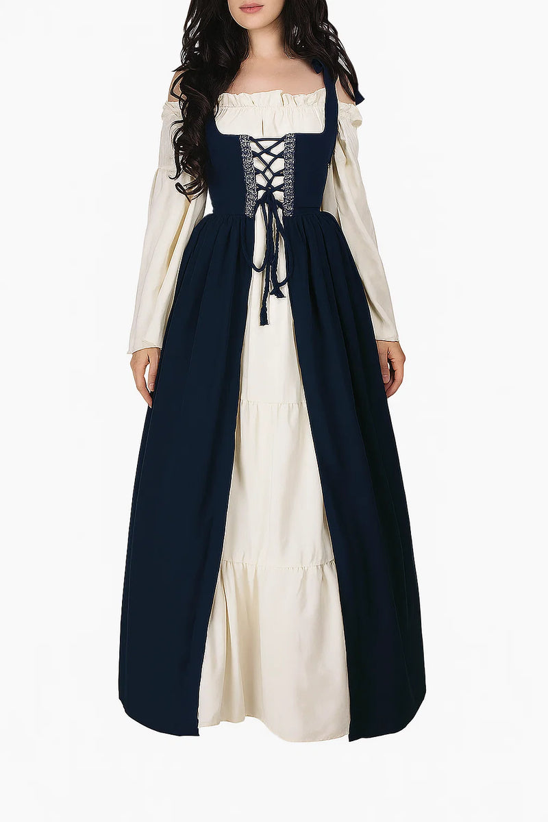 Damen Mittelalterliches Schnürkleid Kostüm