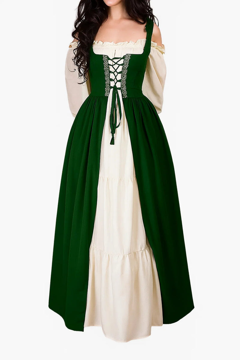 Damen Mittelalterliches Schnürkleid Kostüm