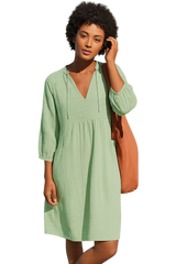 Damen Sommer Strandkleid