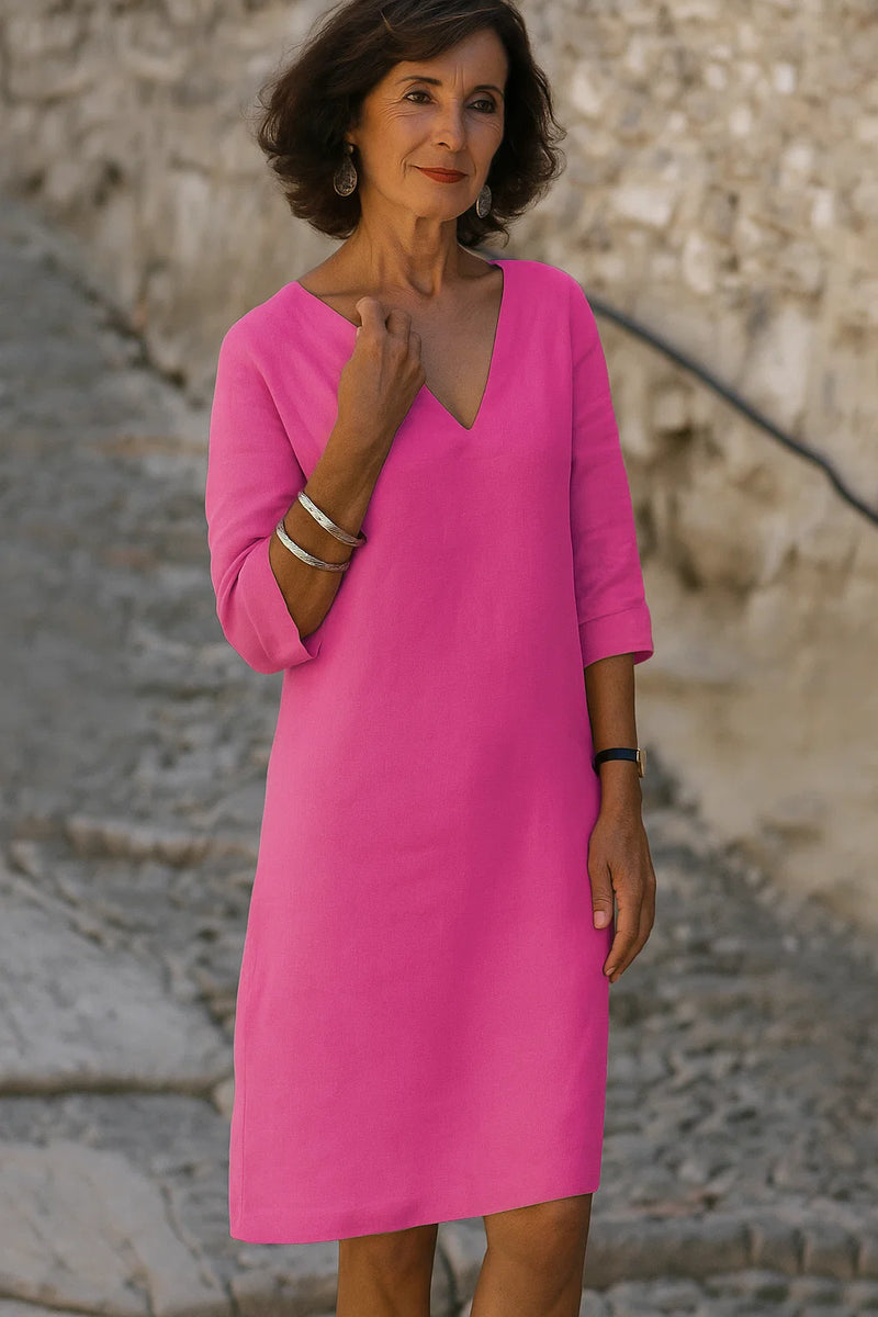 Damen Minimalistisches formelles Kleid