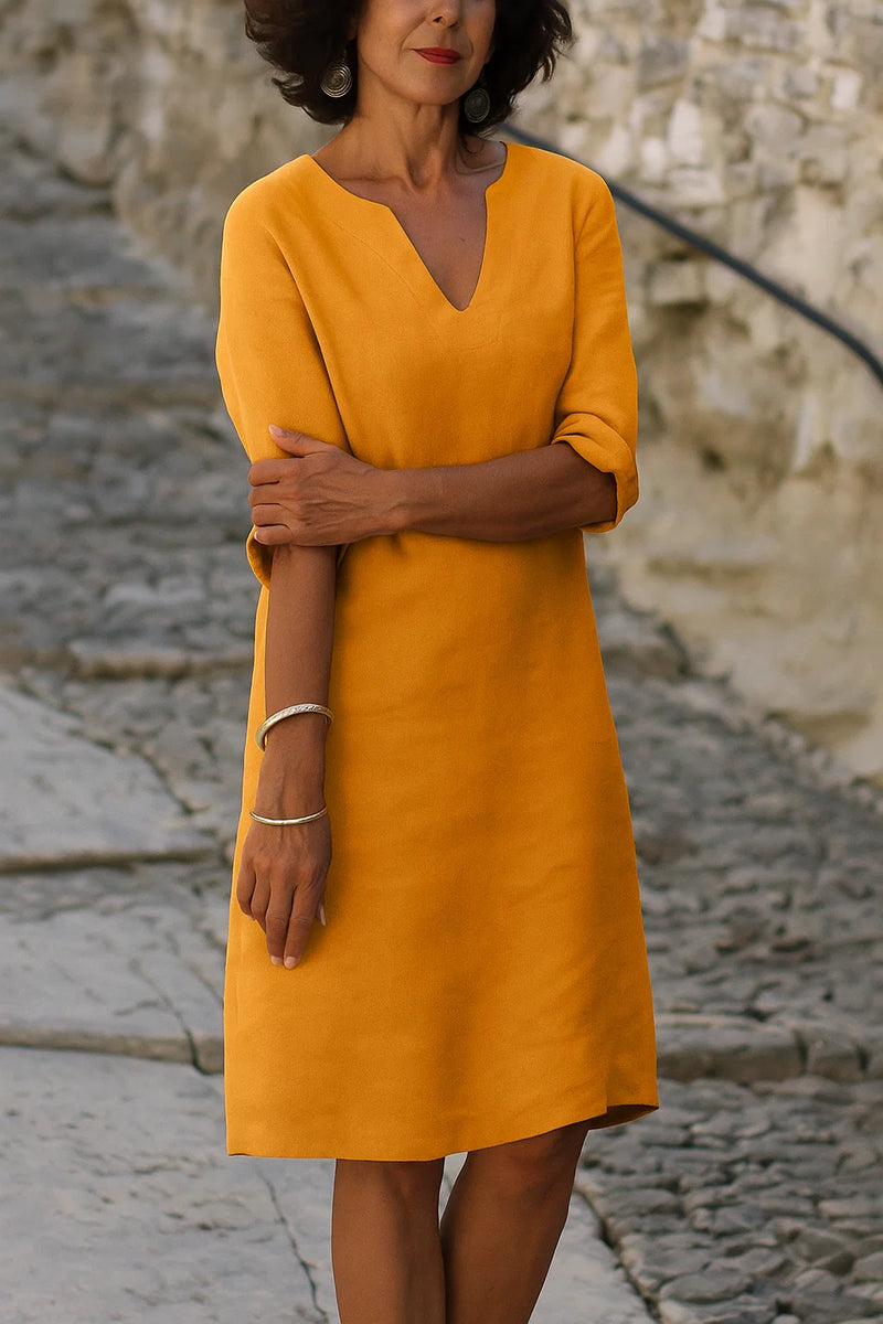 Damen Minimalistisches formelles Kleid