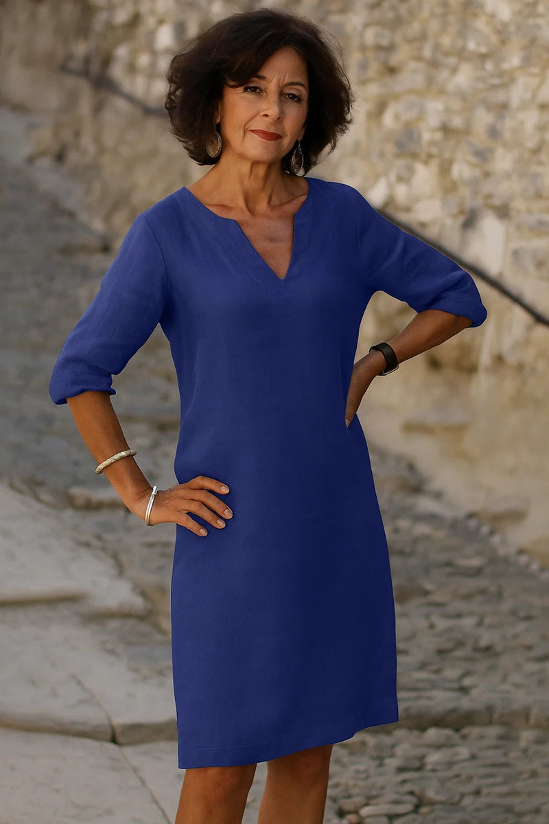 Damen Minimalistisches formelles Kleid