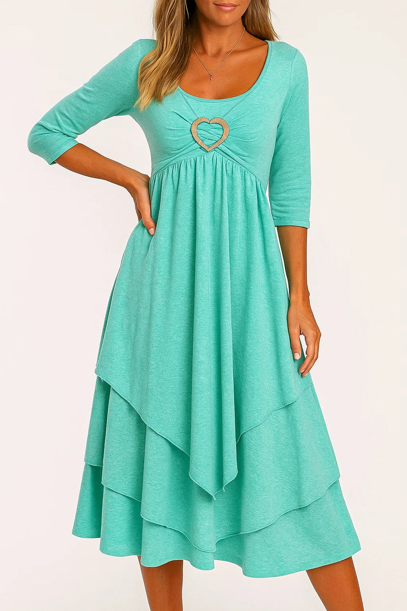 Damen Lässiges langes Sommerkleid