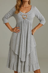 Damen Lässiges langes Sommerkleid