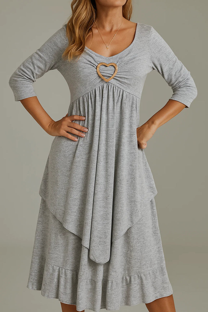 Damen Lässiges langes Sommerkleid