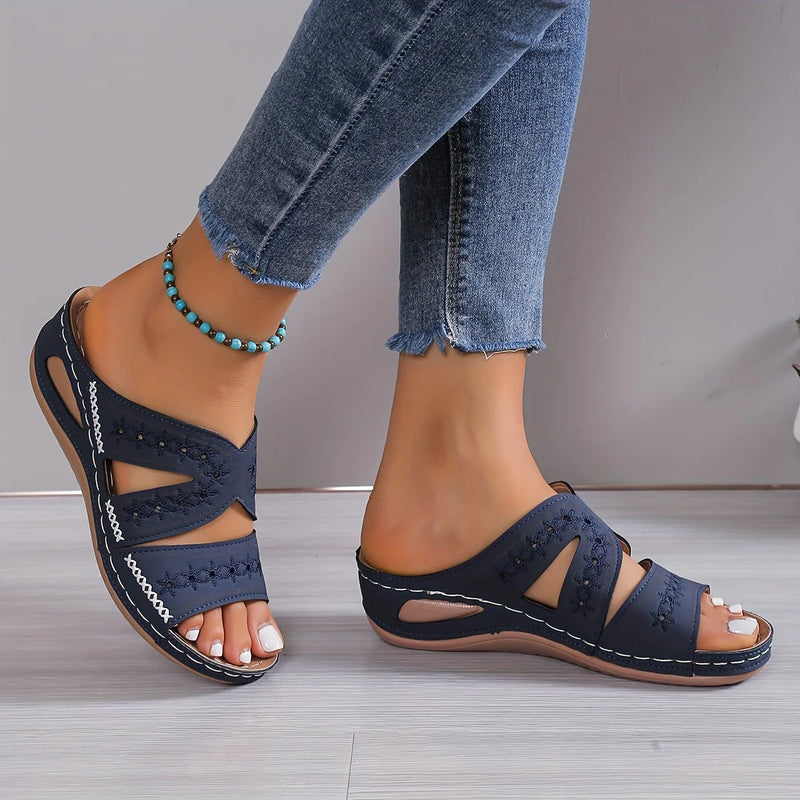 Damen Lässiges Slip-on Sommer Sandalen